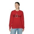 thumbnail image 4 of Believe Christmas Tree Design Unisex Heavy Blend™ Crewneck Sweatshirt, 4 of 5