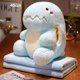 thumbnail image 1 of 3 en 1 Kawaii dinosaurio calentador de manos almohada manta de peluche suave Animal relleno almohada para siesta juguetes de invierno para niños niñas regalo zhangyuxiang LED, 1 of 2