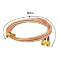 thumbnail image 4 of 4Pcs RG316 Cable Jumper SMA Macho Una SMA Macho Extensión de Antena WiFi RF Coaxial Cable Coaxial Adaptador Puente (100cm), 4 of 6