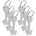 thumbnail image 1 of SHISUYAN 6Pcs Shopping Trolley Tokens Keyring Shopping Cart Tokens Portable Cart Token, 1 of 9