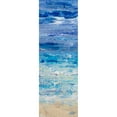 thumbnail image 3 of DeRice, Julie 7x14 Black Modern Framed Museum Art Print Titled - Oceans in Abstract Panel II, 3 of 5