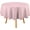 Pink, variant on Round Table Cloth, Pink Color Trend Tablecloth Washable Dinng Table Covers Decorative for Kitchen & Table Linens 60" x 60"