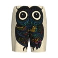 thumbnail image 5 of Fotbe Owl with Mandala Pajama Shorts for Men, Men's Pajama Bottoms, Sleepwear,Short Pajama Pants-Medium, 5 of 9