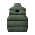 thumbnail image 3 of LOVZFMLL Jackets for Men Fashion Man Pocket Zipper Hoodless Sleeveless Solid Color Loose Coat, 3 of 3