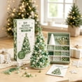 thumbnail image 2 of Dreamy Candy Style Christmas Tree Pearl Beaded Art DIY Craft Kit, 3D Sparkling Gentle Color Pearls Diamond Beads Craft Kit for Holiday Table Mantel Window Home Decoration Festive Friendship Gift, 2 of 5