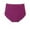 Purple, variant on Ashirexll High Waisted Underwear for Women, Ladies Underwear Panties, Womens Wavy Ice Silk High Waist Shaping Pants