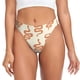thumbnail image 1 of Balery Hand Drawn Snake Tangas de Algodón para Mujer con Estampado – Ropa Interior Sexy, Transpirable, G-string-Small, 1 of 6