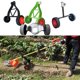 thumbnail image 4 of Riwesomey Trabajo realizado con facilidad utilizando ruedas de soporte ajustables para recortadora Ruedas de soporte para cortadora de malezas Herramientas eléctricas negro, 4 of 6