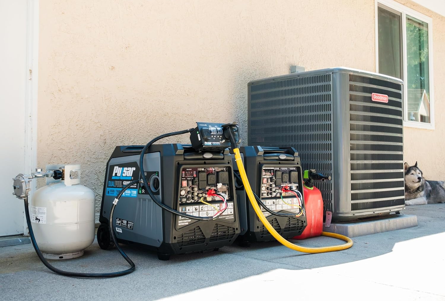 Pulsar 9500W Dual Fuel Portable Inverter Generator GD950BN – Keyed Start, RV Ready, Quiet