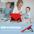 thumbnail image 2 of Kids Cases for Samsung Galaxy Tab A9 8.7" 2023 SM-X110 / SM-X115 Case with Sturdy Kickstands, Heavy Duty Shockproof case for Kids Children Boys Girls for Tab A9, Red+Black, 2 of 8