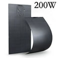 thumbnail image 1 of ALLPOWERS 200 Watt Solar Panel, Flexible, Monocrystalline, IP68 Waterproof, Portable Solar Panel Charger for Camping, RV, Motorhomes, Home Backup, Generator, Power Station, PV Charging, 1 of 8