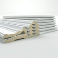 thumbnail image 4 of Ekena millwork 94 1/2"L (Adjustable 108"H to 132"H) Ashford Square Panel Stacked Wall Wainscot Paneling Kit, 4 of 10