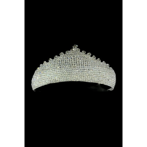 Jewel Hair Tiara Mini Crown Crystal Wedding Bridal