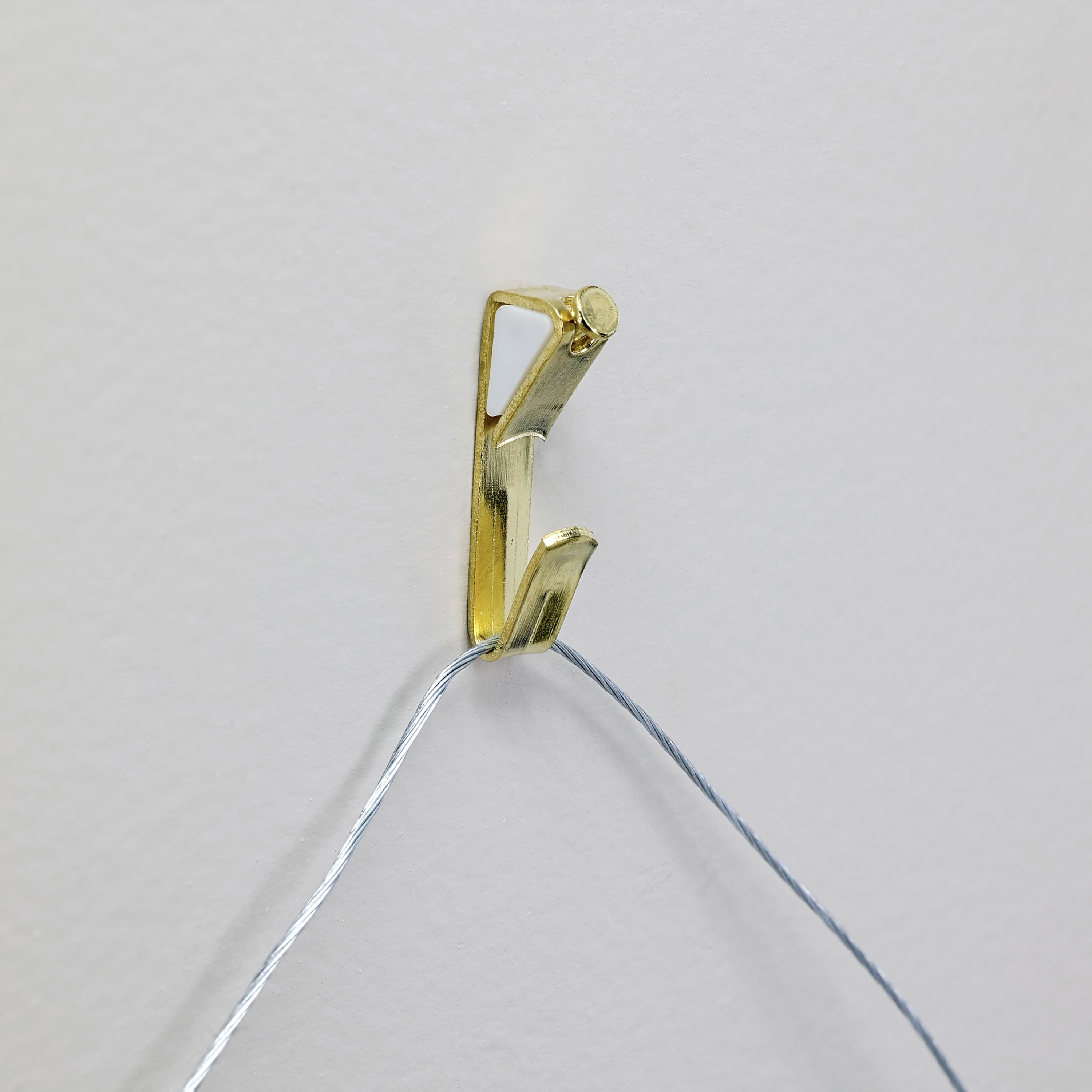 Ook Professional Picture Hangers, 30 lbs, Steel, for Drywall Wood, Brass, Gold, 30 pack