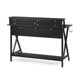 thumbnail image 3 of Linon Braxton Gaming Desk with Shelf and Multi-Color LED Lights, 47" W x 23.5" D, Black Finish, 3 of 19