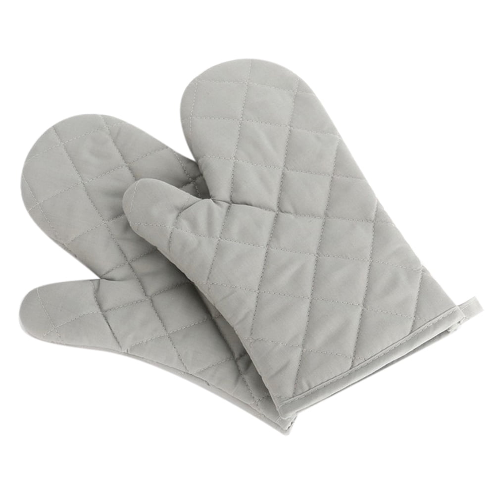 1 Pair Oven Baking Gloves Thick Heat Resistant Insulation Heat Proof