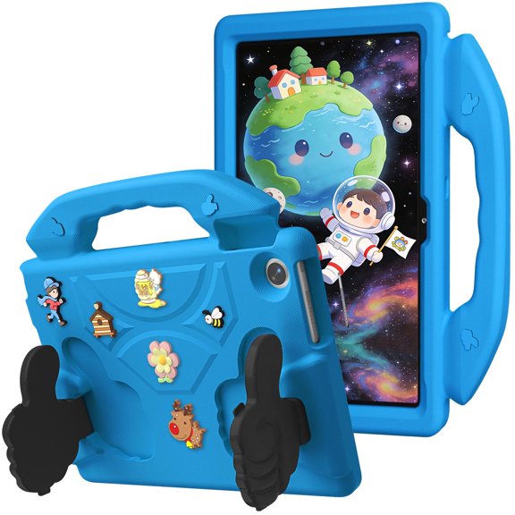 Becova Case for Lenovo Tab K10 2nd 10.1 inch 2025 Tablet (Model Number: TB-311FU/TB-311XU), with Stand Handle, Slim Lightweight Shockproof Kickstand Cover, Blue