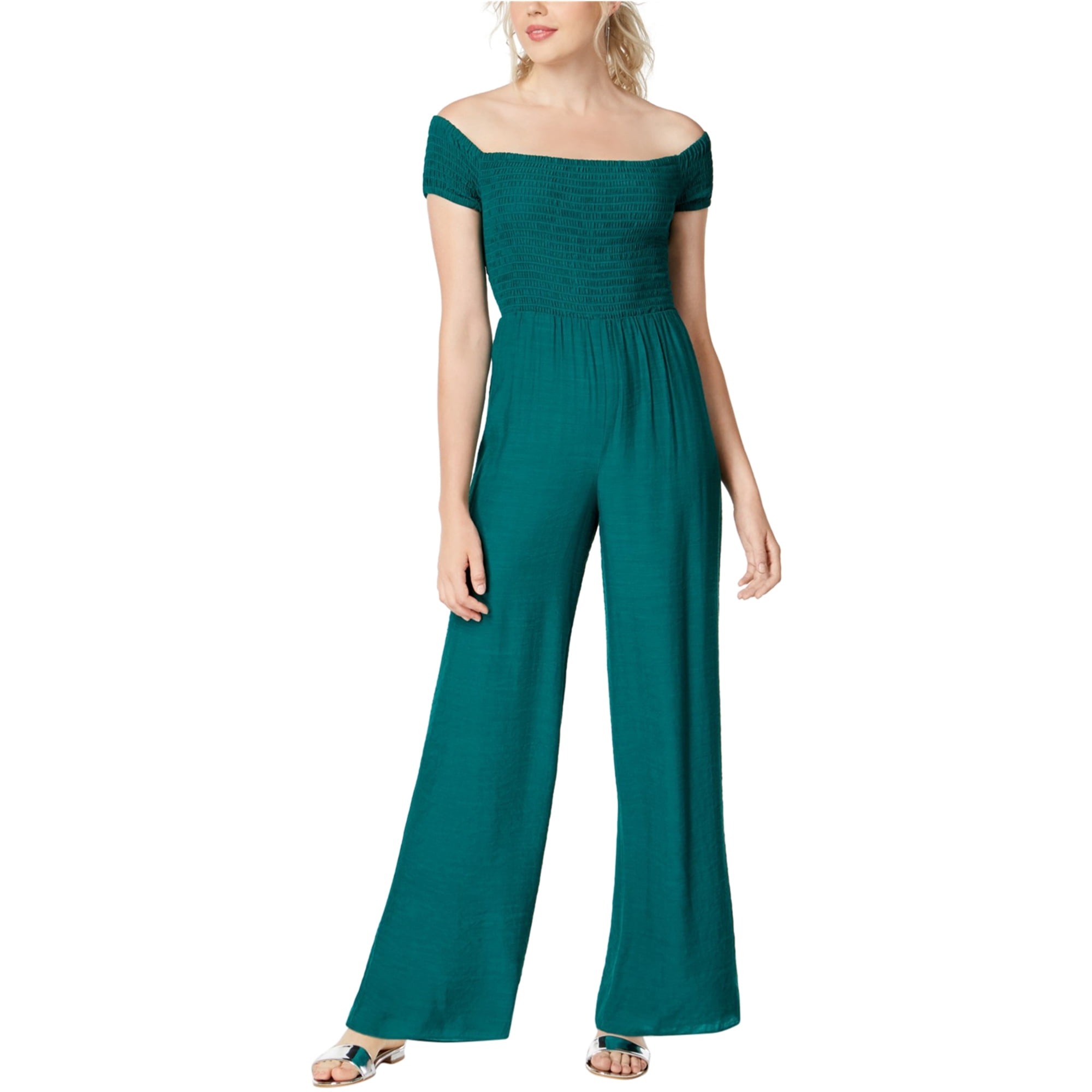 guess green jumpsuit