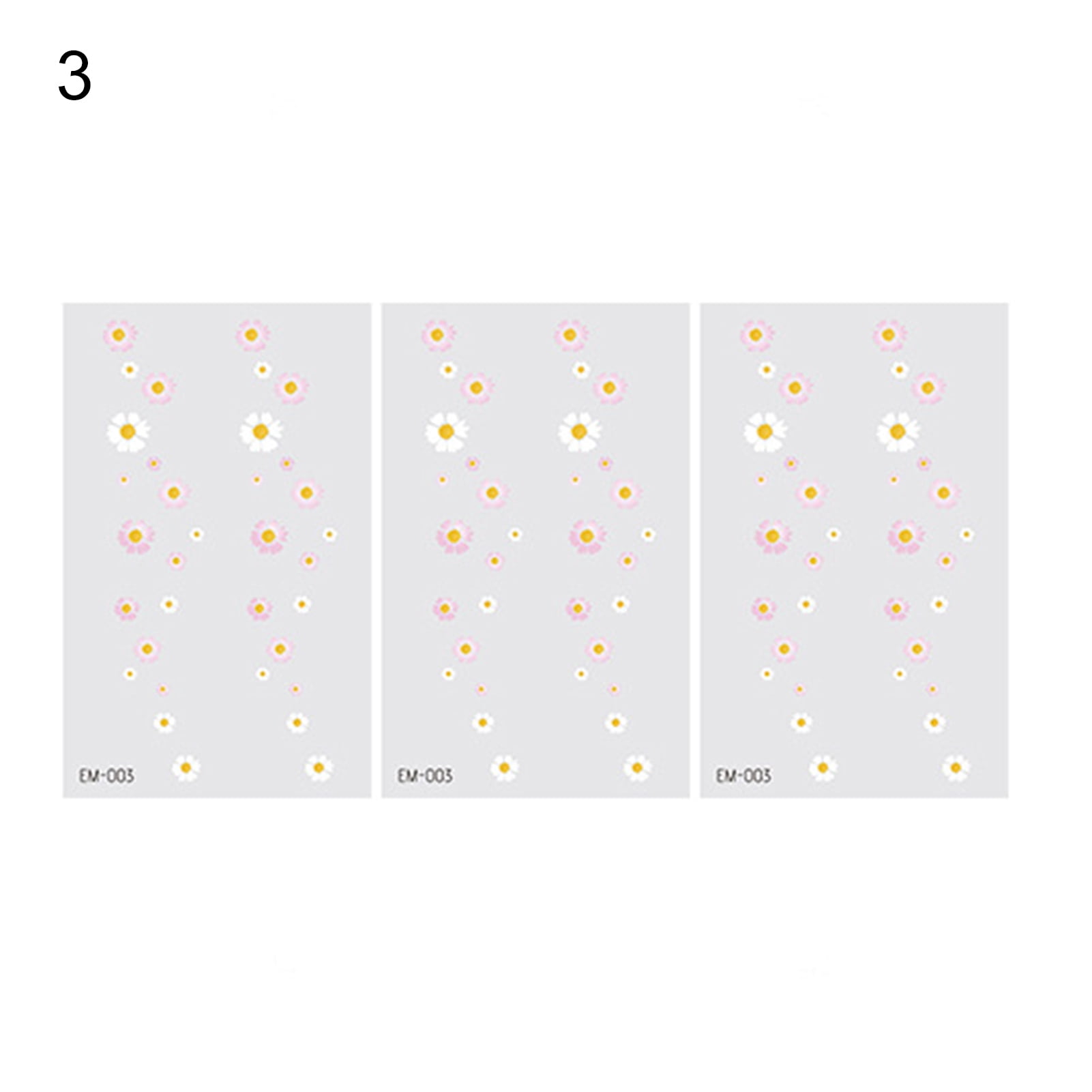Trayknick Tattoo Stickers,3Pcs Body Tattoo Ultra Thin Removable Paper Fake  Body Chrysanthemum Tattoo for Collarbone - Walmart.com
