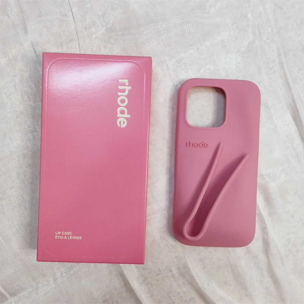 Rhode Lipstick Phone Case for iPhone (Ribbon Without