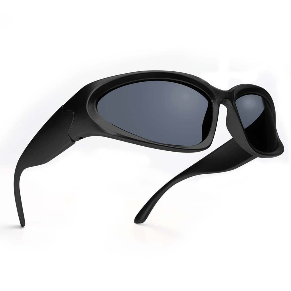 Wrap Around Sport Sunglasses for Men Outdoor Fashion Shades Glasses Dark Cycling Eyeglasses - Walmart.com