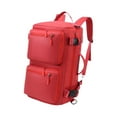 thumbnail image 4 of Mochila de viaje para hombres y mujeres, bolsa de deporte deportiva para mochilero, camping al aire libre Rojo, 4 of 9