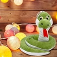 thumbnail image 3 of Plush Snake Stuffed Animal Toy, Soft Cuddly Plushie Hugger Toy for Boys & Girls, Gifts for Kids or Girlfriend, 9.25x8.26 Inches (Green), 3 of 6