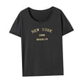 thumbnail image 4 of Camiseta de mujer Yuyangstore suave de verano cuello redondo L, 4 of 7