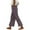 Clear #812, variant on Bovemsi Casual Pants for Women Summer 2025 New Women's Loose Fitting Patchwork Lace Cotton Linen Casual Wide Leg Trousers with Pockets