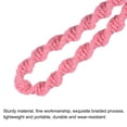 thumbnail image 4 of Uxcell Wrist Lanyard for Key, Braided Twisted Keyring Hand Wrist Lanyards Pink, 4 of 5