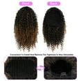 thumbnail image 3 of SAYFUT Short Afro KiSAYFUTy Curly Ponytail Hair Piece for Girls Women Ponytail Extension Synthetic Afro KiSAYFUTy Curly Ponytail for Women (Black(1B#)), 3 of 8