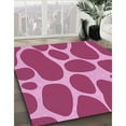 thumbnail image 2 of Ahgly Company Indoor Rectangle Patterned Raspberry Red Area Rugs, 5' x 8', 2 of 6