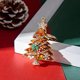 thumbnail image 5 of LLavero de diamantes de imitación verdes, llavero de árbol de Navidad, bolso de mano, colgante, llavero, regalo de Navidad para niña y mujer, 5 of 5