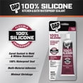 thumbnail image 4 of DAP 100% Silicone 2.8 oz White  Kitchen & Bath Waterproof Sealant, 4 of 9
