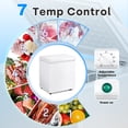 thumbnail image 6 of DIMEDEAL 2.8 Cu.Ft Chest Freezer, Compact Mini Deep Freezer with 7 Temp Settings & Removable Basket, Top Door Free-Standing Freezer for Home, Dorm, Garage, Office, Apartment & Basement, 6 of 8