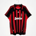 thumbnail image 1 of Ropa de Fútbol AC Milan jersey 06/07 classic retro Champions League Versión final En Casa Manga Larga Manga corta No.22 Kaka AC Milan 2006, 1 of 4