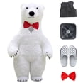 thumbnail image 3 of Disfraz inflable gigante de oso polar de peluche para carnaval, espectáculo de actividades, dibujos animados, Martha Bear, fiesta de cumpleaños, accesorios para juegos de rol, 3 of 5