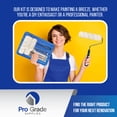 thumbnail image 5 of Pro Grade Paint Roller Kit, Brush & Roller,10 Piece Set, Wall Painting Naps for Professionals & Homeowners - All Paints & Stains, Washable, Reusable, Easy to Clean, Superior Absorbency., 5 of 7