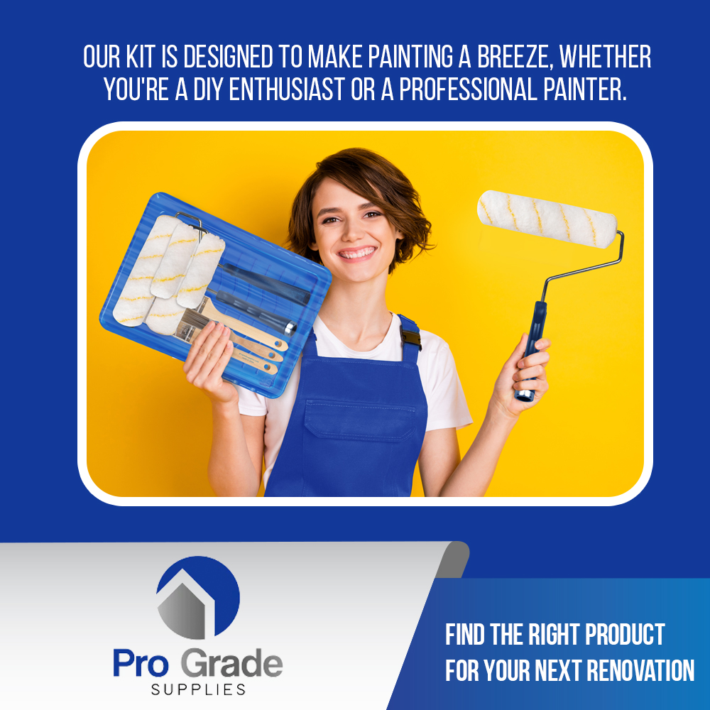 Pro Grade 10 Piece Paint Roller Kit photo 5