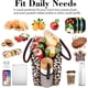 thumbnail image 4 of Coobiiya Bolsa de almuerzo para mujer, bolsa de almuerzo aislada para mujeres y hombres adultos, reutilizable pequeña a prueba de fugas, lindas bolsas de almuerzo para el trabajo, oficina, picnic o vi, 4 of 4
