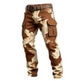 thumbnail image 4 of Pantalon Cargo Utilitaire pour un Usage Quotidien avec Plusieurs Poches et Imprimé, Vêtement de Travail à la Mode pour la Randonnée en Plein Air et le Style de Rue, 4 of 4