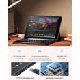 thumbnail image 4 of Funda con Teclado Retroiluminado Desmontable con Panel Táctil y Ranura para Lápiz para iPad de 10.2"7/8/9, 4 of 7