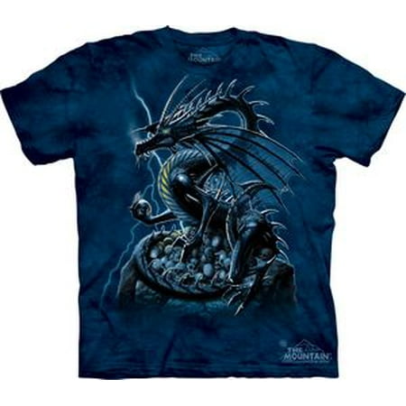 Jumbo Skull T-shirt - Skull Dragon Adult T-Shirt 102054