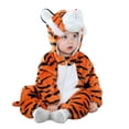thumbnail image 1 of Disfraz TONWHAR, mameluco unisex con forma de animal para bebé, tigre naranja, 1-3 m, 1 of 8