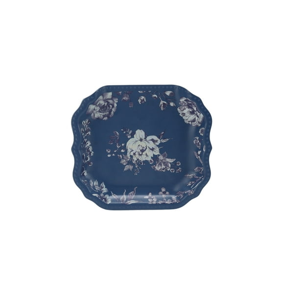 The Pioneer Woman Delilah Bamboo Melamine Spoon Rest, Blue