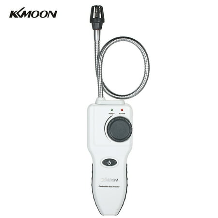 KKmoon Flammable Combustible Gas Detector Handheld Portable Gas Leak Tester Gas Leakage Location Determine Tester with Sound Light Alarm Adjustable Sensitivity
