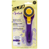 OLFA Splash Rotary Cutter Purple 45mm, Purple