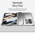 thumbnail image 4 of Dteck Case for Samsung Galaxy Z Fold 6,Shockproof Electroplating Case Built-in Screen Protector Hinge Protection Kickstand Full Body Cover,Clear, 4 of 7