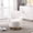 Ivory, variant on Swivel Armchair, Comfy Reading Chair For Bedroom, 360° Silent Base, Ergonomic & Deep Seat Chair, Smooth Spin, Seat, Living Room