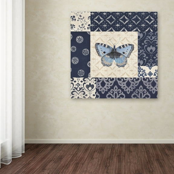 Trademark Fine Art "Indigo Nature II" Canvas Art by Daphne Brissonnet